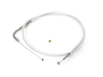 40-3/4in. Throttle Cable - Sterling Chromite. Fits Big Twin 1996-2017.