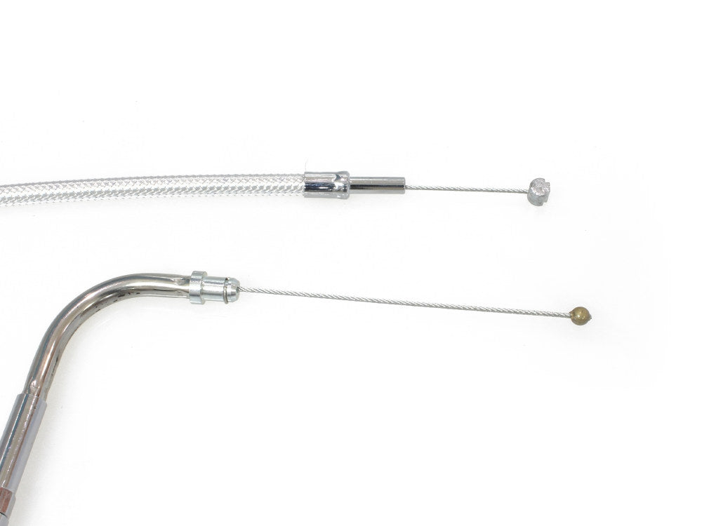 34-3/4in. Throttle Cable - Sterling Chromite. Fits Big Twin 1996-2017.