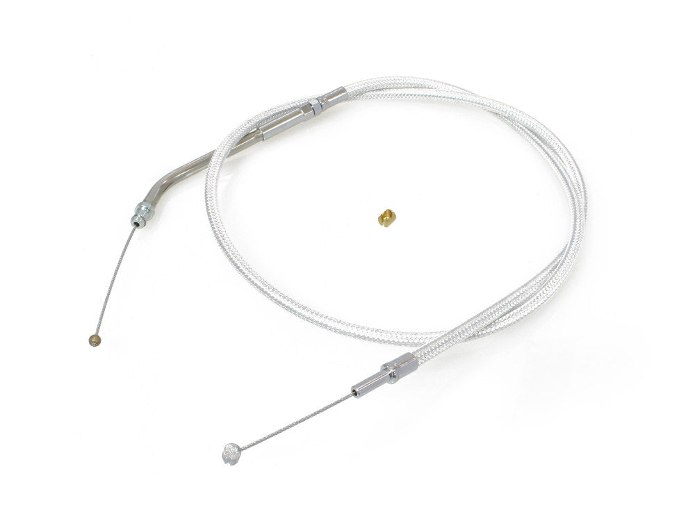 30in. Throttle Cable - Sterling Chromite. Fits Sportster 2007-2021.