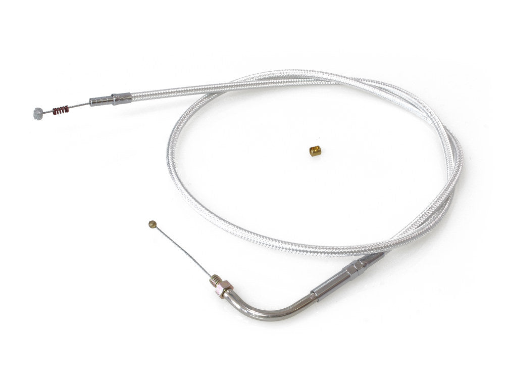 39-1/2in. Idle Cable - Sterling Chromite. Fits Big Twin 1981-1988.