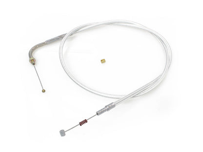 45-1/2in. Idle Cable - Sterling Chromite. Fits Big Twin 1990-1995.