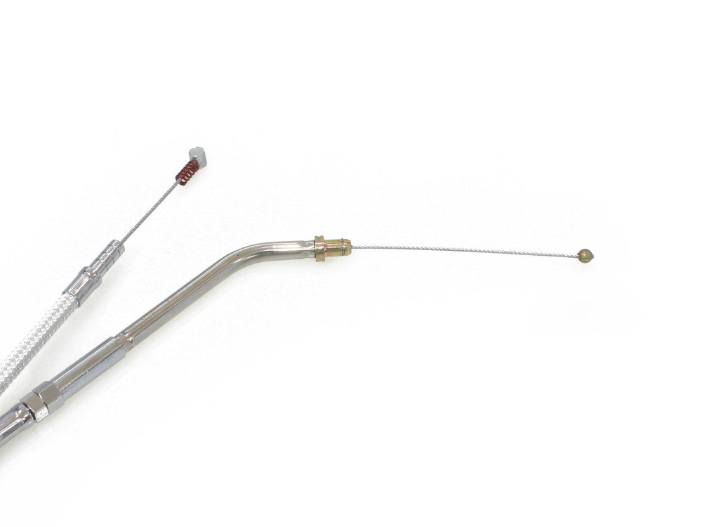 38-3/4in. Idle Cable - Sterling Chromite. Fits Sportster 1996-2006.