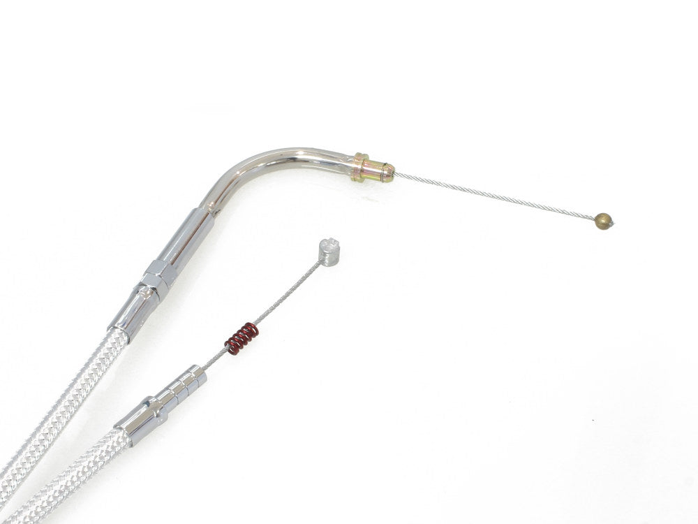 45-1/2in. Idle Cable - Sterling Chromite. Fits Big Twin 1996-2017.