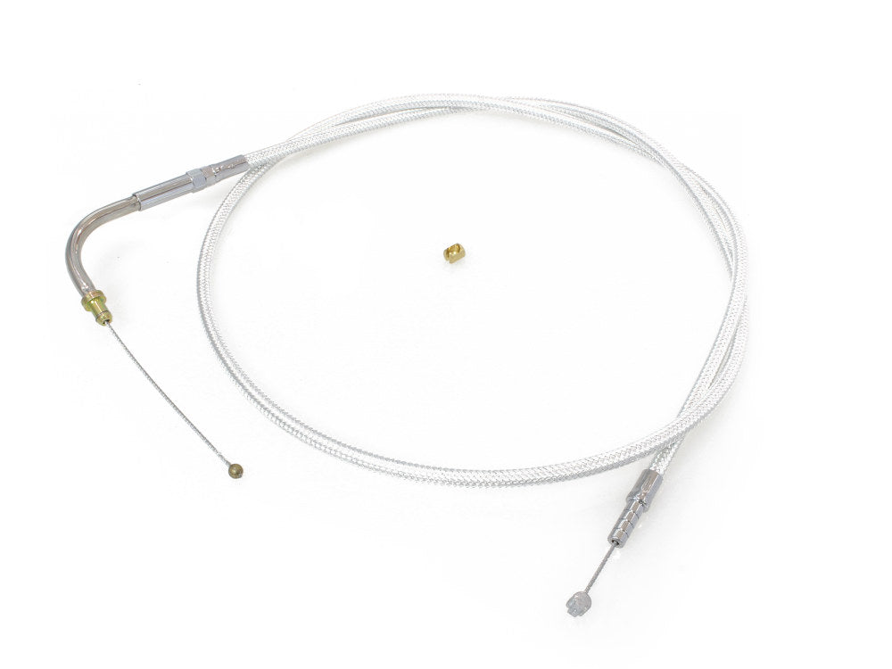 50-1/2in. Idle Cable - Sterling Chromite. Fits Big Twin 1996-2001 with Magnetti Marelli EFI