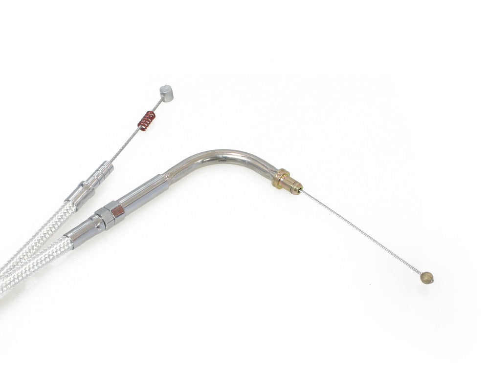 26-1/2in. Idle Cable - Sterling Chromite. Fits Big Twin 1996-2017.