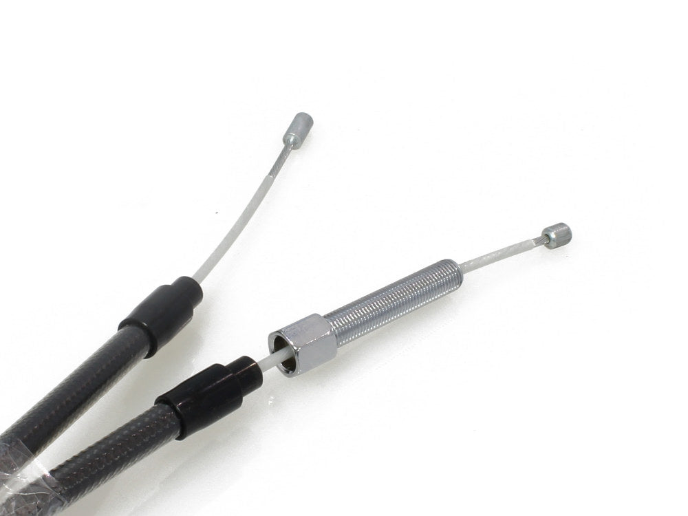 59in. Clutch Cable - Black Pearl. Fits 4Spd Big Twin 1968-1986