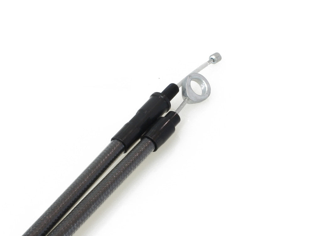 75in. Clutch Cable - Black Pearl. Fits 5Spd Big Twin 1987-2006