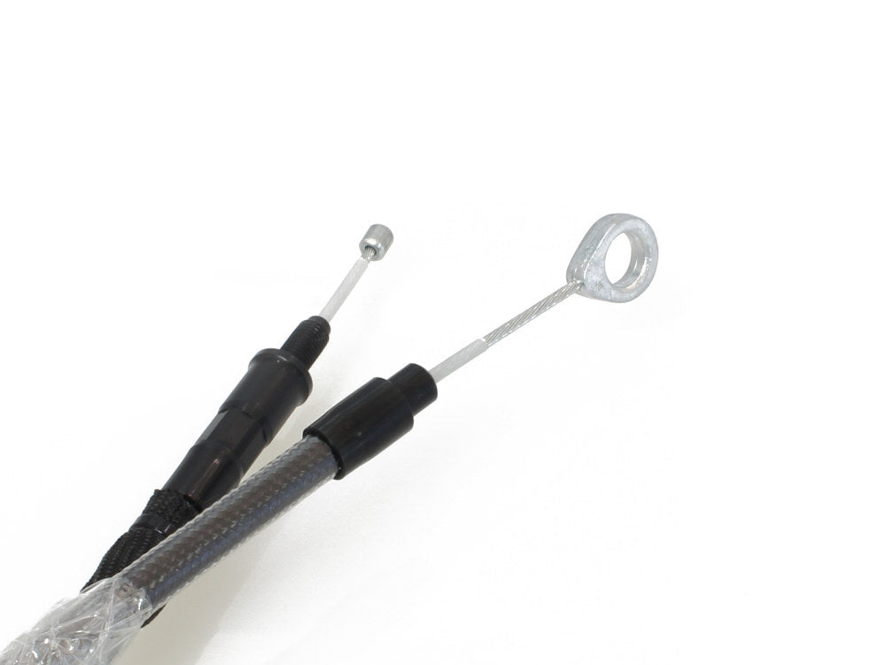 73in. Clutch Cable - Black Pearl. Fits Softail 2007-2024 & Dyna 2006-2017.