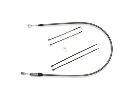 44in. Quick Connect Upper Clutch Cable - Black Pearl. Fits Softail 2018-2024 & Most Touring 2021-2024