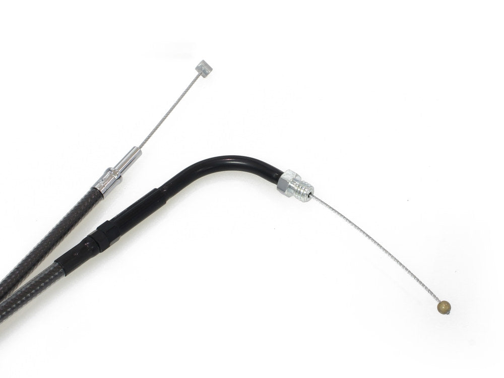 32-1/2in. Throttle Cable - Black Pearl. Fits Big Twin 1990-1995.