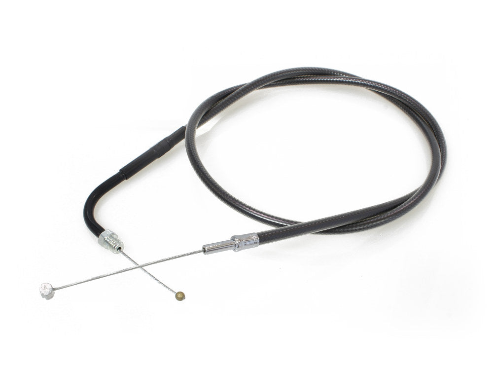 32-1/2in. Throttle Cable - Black Pearl. Fits Big Twin 1990-1995.