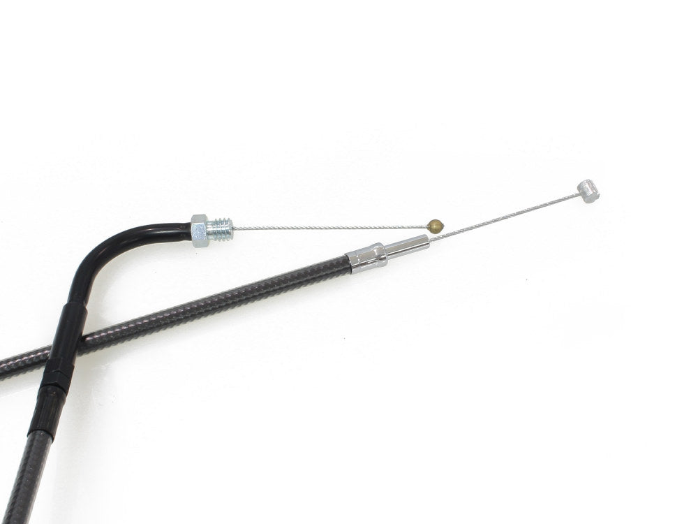 47-1/2in. Throttle Cable - Black Pearl. Fits Big Twin 1990-1995.