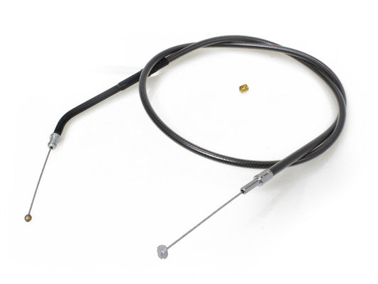 34in. Throttle Cable - Black Pearl. Fits Sportster 1996-2006.