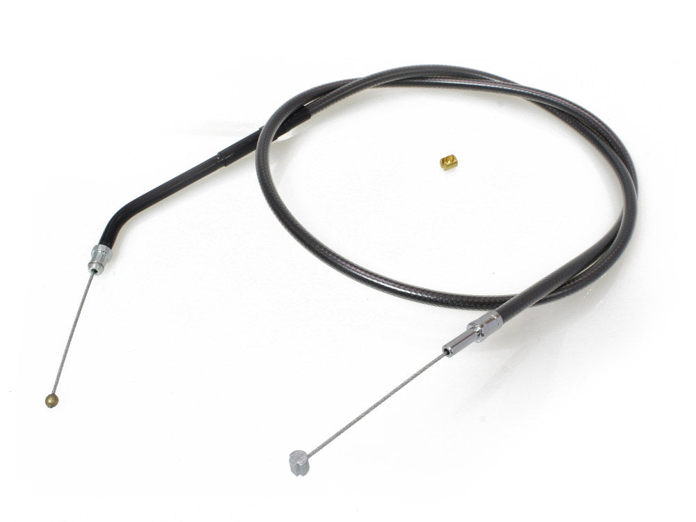 36in. Throttle Cable - Black Pearl. Fits Sportster 1996-2006.