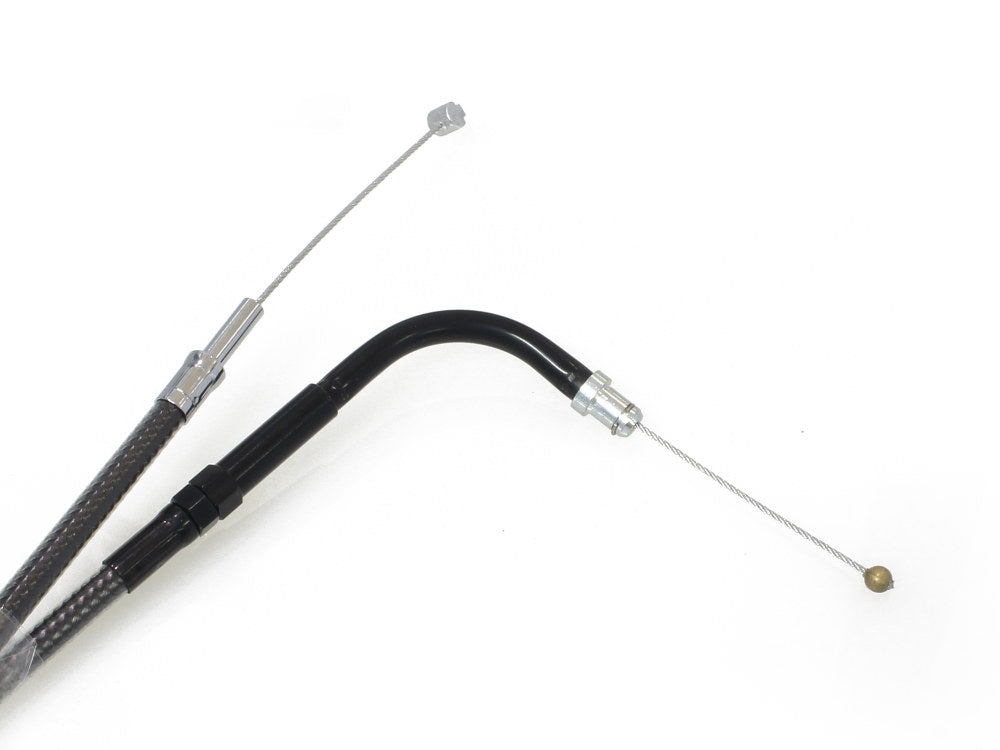 30-3/4in. Throttle Cable - Black Pearl. Fits Big Twin 1996-2017.