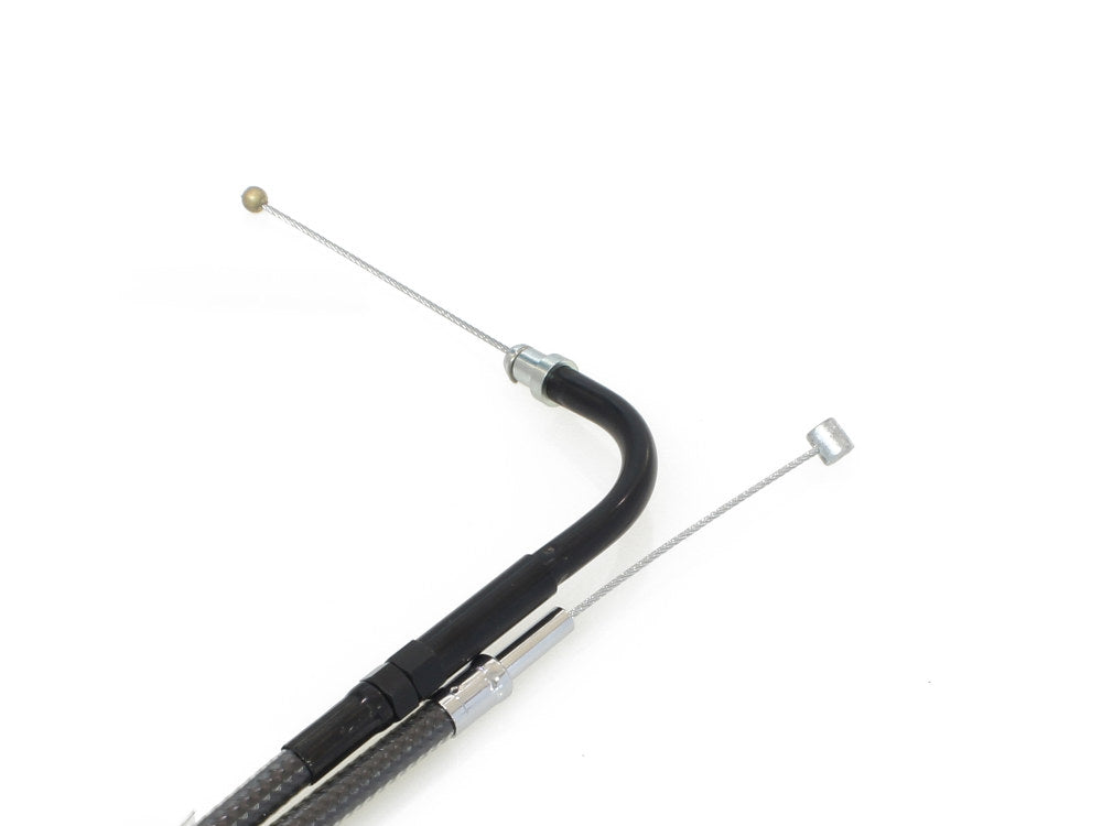 34-3/4in. Throttle Cable - Black Pearl. Fits Big Twin 1996-2017.