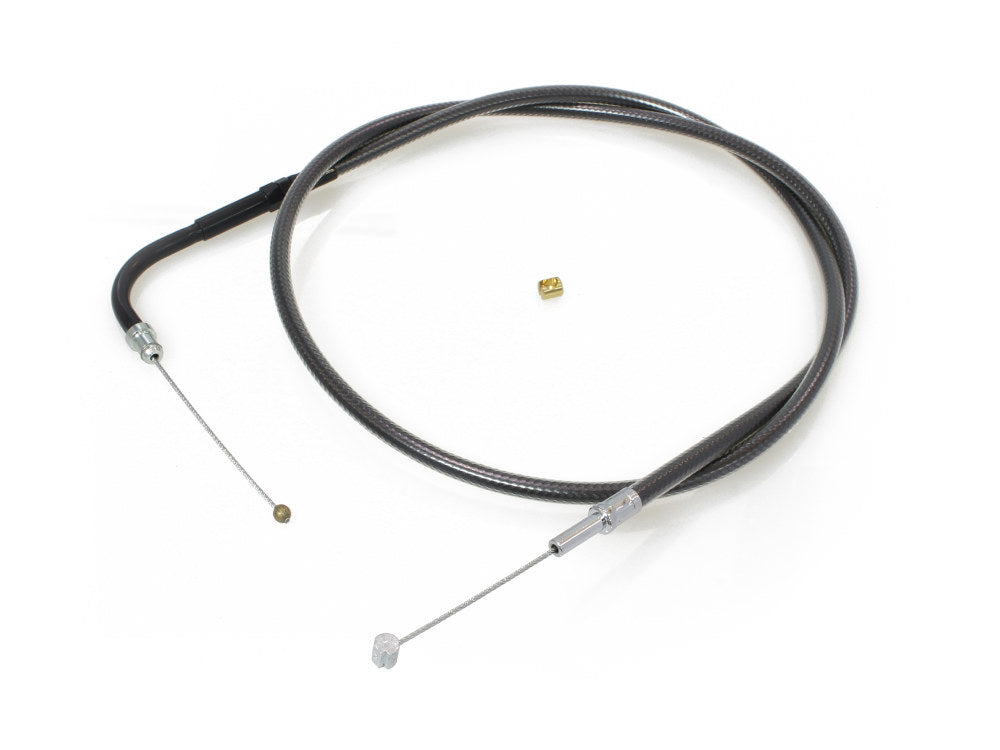 34-3/4in. Throttle Cable - Black Pearl. Fits Big Twin 1996-2017.