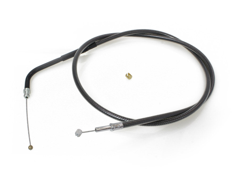 33-1/2in. Throttle Cable - Black Pearl. Fits V-Rod 2002-2017