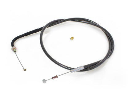 30in. Idle Cable - Black Pearl. Fits Big Twin 1990-1995.