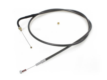 45-1/2in. Idle Cable - Black Pearl. Fits Big Twin 1990-1995.