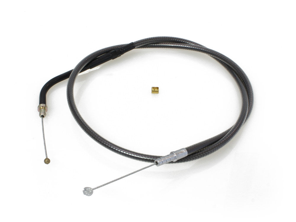 26-1/2in. Idle Cable - Black Pearl. Fits V-Rod 2002-2017