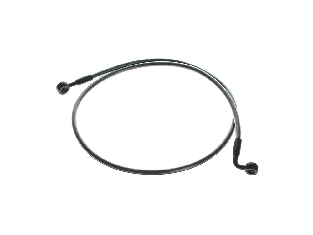 44in. E-Z Align Front Brake Line with 7/16in. x 180 Degree Banjo - Black Pearl