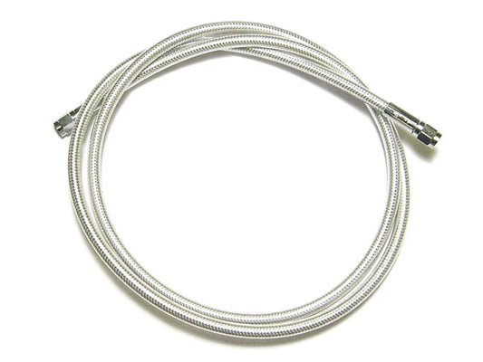 50in. Universal Brake Line - Sterling Chromite.