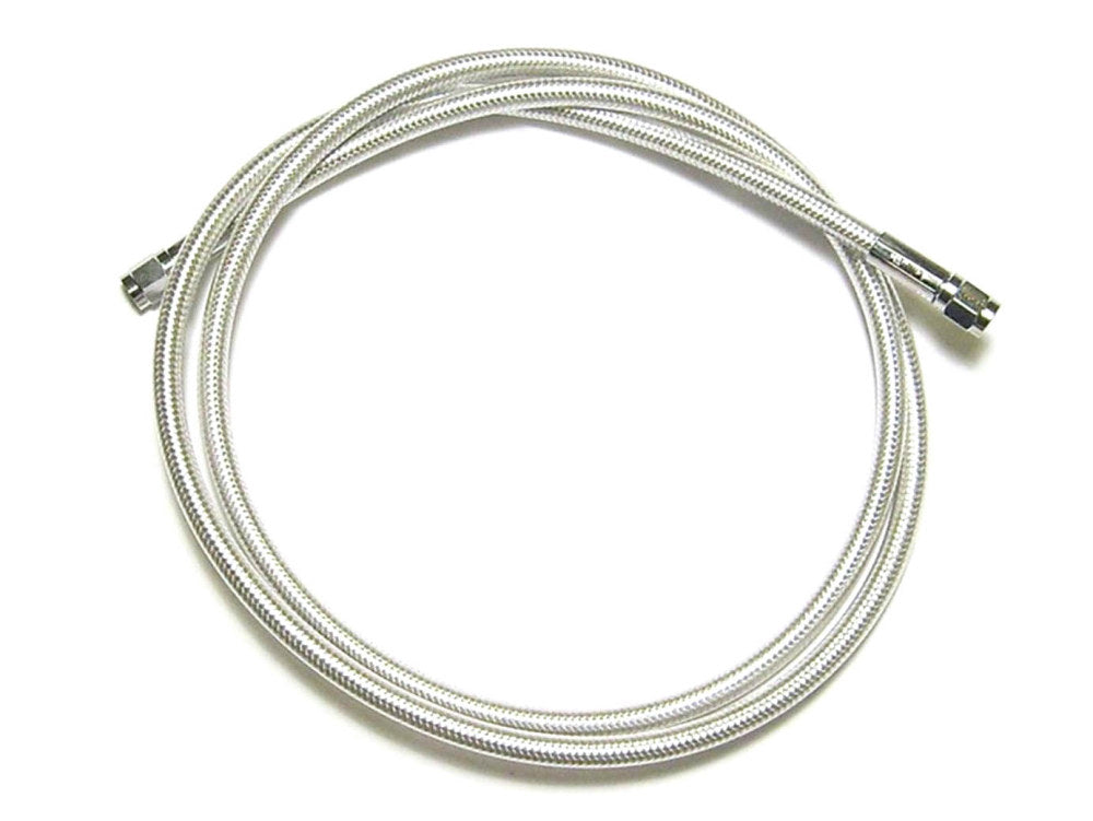 56in. Universal Brake Line - Sterling Chromite.