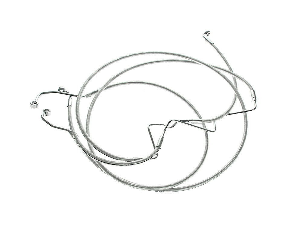 Lower Front Brake Line - Sterling Chromite. Fits Ultra Limited 2024up