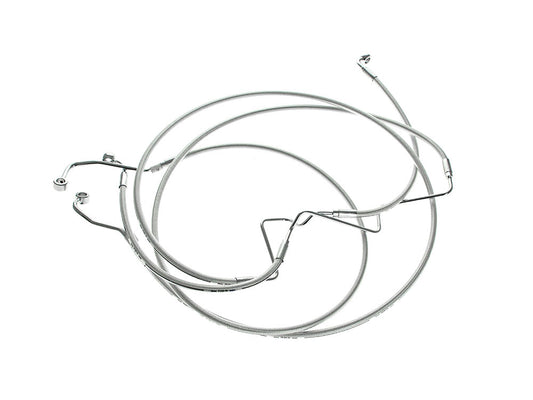 Lower Front Brake Line - Sterling Chromite. Fits Ultra Limited 2024up