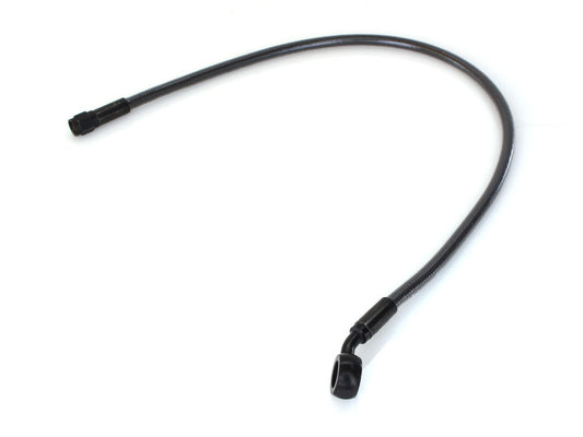22in. Upper Front Brake Line with 12mm x 35 Degree Banjo - Black Pearl.