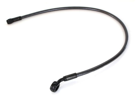 24in. Upper Front Brake Line with 12mm x 35 Degree Banjo - Black Pearl.