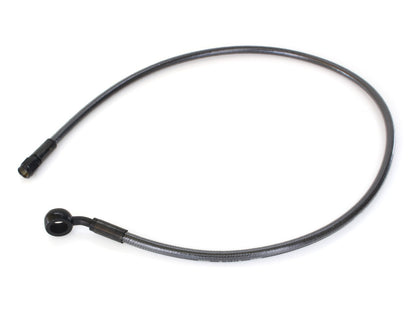 30in. Upper Front Brake Line with 12mm x 35 Degree Banjo - Black Pearl.
