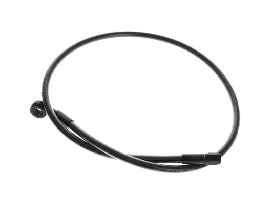 34in. Upper Front Brake Line with 7/16in. x 35 Degree Banjo - Black Pearl.