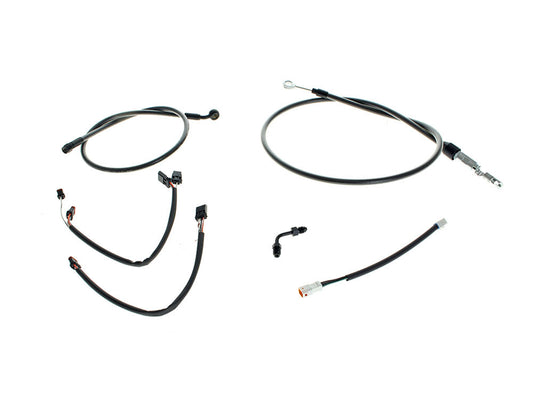 Black Pearl Cable Kit. Suits 16in. Ape Hangers on Breakout 2018-2024