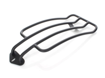 Solo Seat Luggage Rack - Matte Black. Fits Softail Slim 2012-2017 & Blackline 2011-2013.