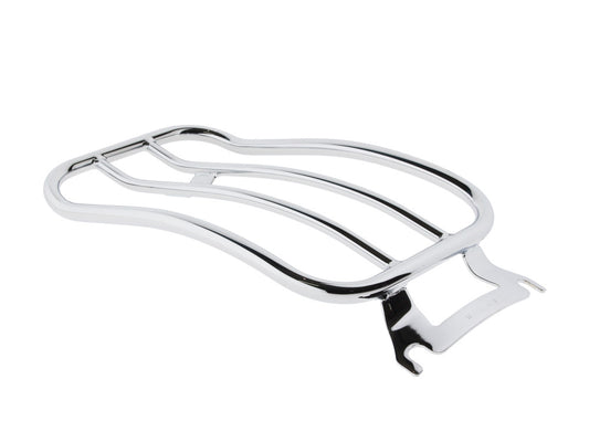 Solo Seat Luggage Rack - Chrome. Fits Touring 1997up.