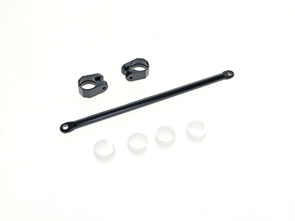 V-Twin Handlebar Crossbar with Clamps - Black.