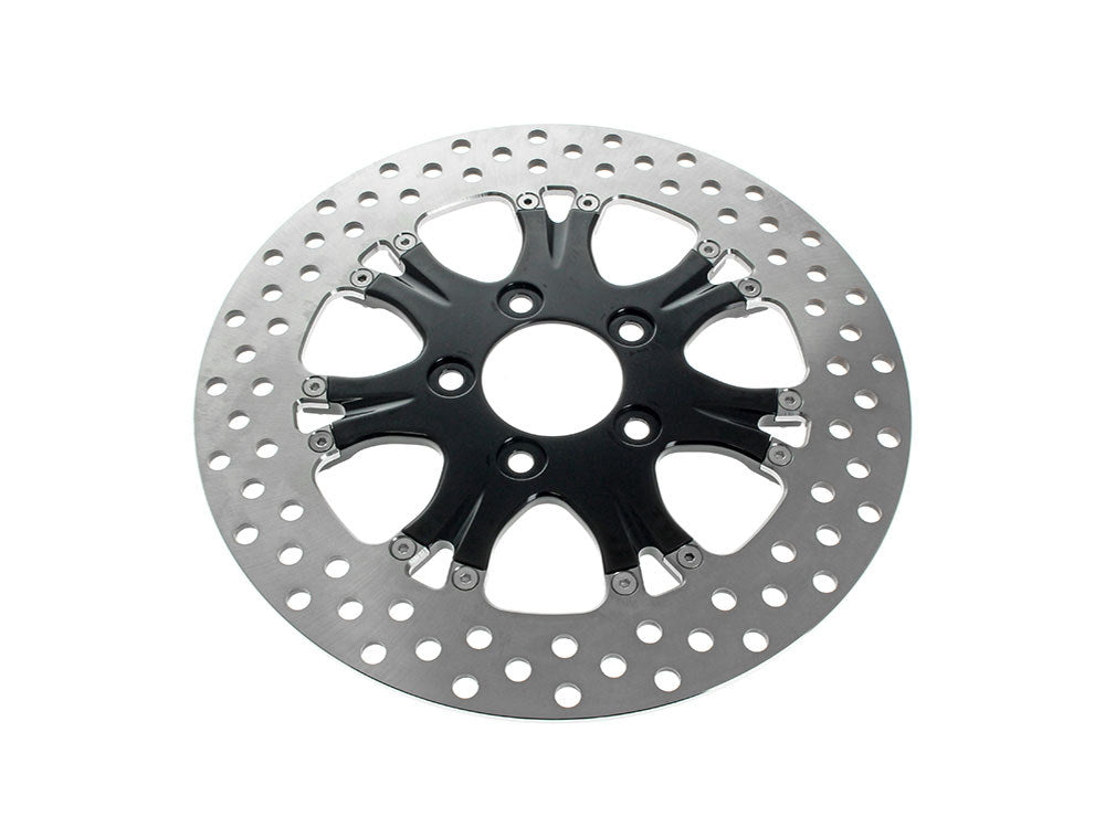 11.5in. Rear Heathen & Paramount Disc Rotor - Black Anodized. Fits H-D 1981up with 11-1/2in. Disc Rotor.