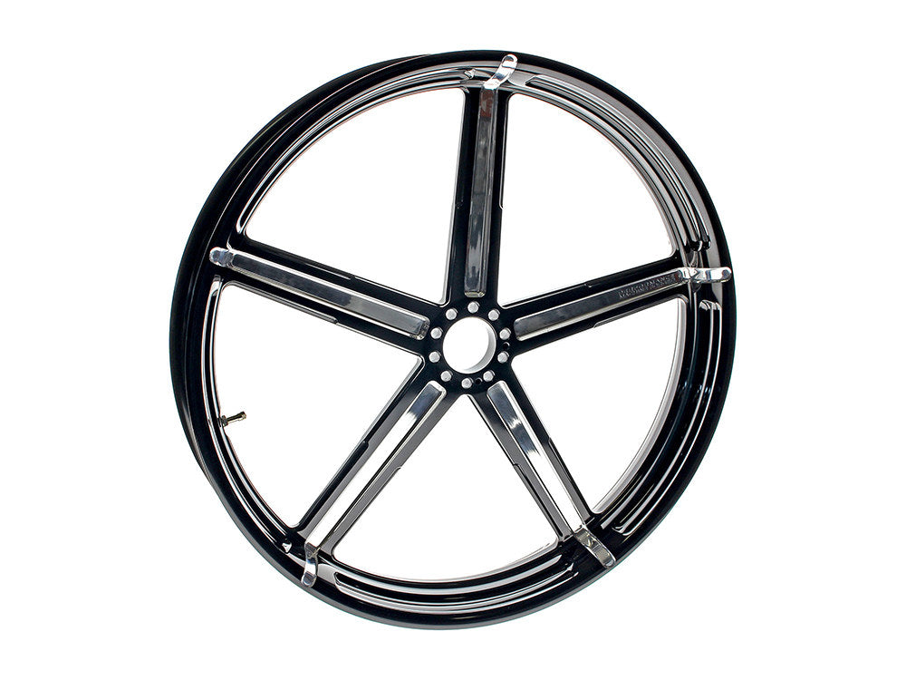 23in. x 3.50in. wide Formula Wheel - Black Contrast Cut Platinum