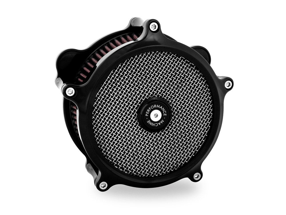 Super Gas Air Cleaner Kit - Black. Fits Touring 2017-2024 & Softail 2018-2024