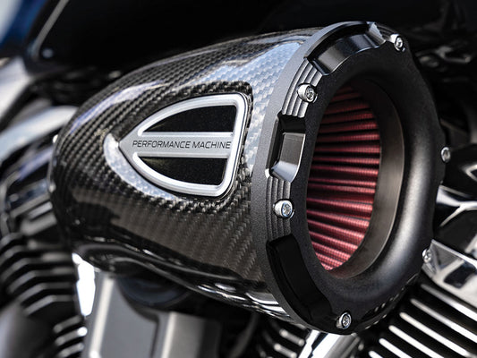 C4 Series Air Cleaner Kit - Carbon Fiber. Fits CVO Touring 2023up, Street Glide & Road Glide 2024up, Touring 2025up & Softail 2025up