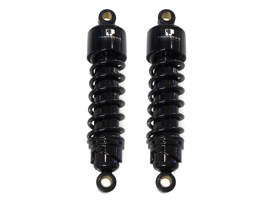 412 Series, 11.5in. Standard Spring Rate Rear Shock Absorbers - Black. Fits Sportster 2004-2021