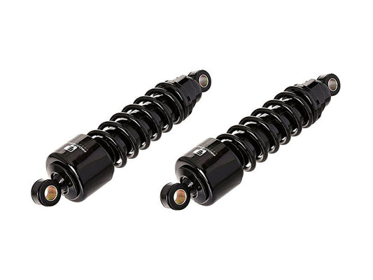 412 Series, 12.5in. Standard Spring Rate Rear Shock Absorbers - Black. Fits Sportster 2004-2021