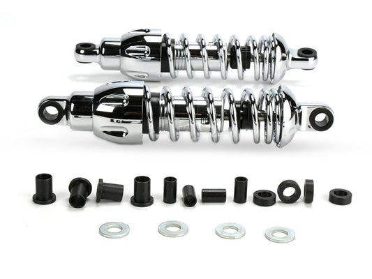 430 Series, 11in. Standard Spring Rate Rear Shock Absorbers - Chrome. Fits Sportster 2004-2021