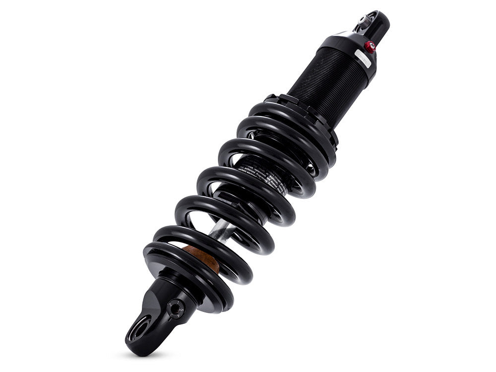 465 Series, 12.2in. Standard Spring Rate Rear Shock Absorber - Black. Fits Softail 2018up.