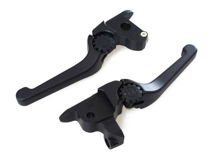 Adjustable Anthem Levers - Black. Fits Touring 2014-2016 With Hydraulic Clutch & V-Rod 2006-2017