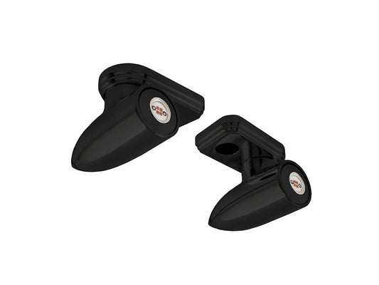 Bullet Pro Series Under Perch Turn Signals - Black. Fits most 1996-2024 Hand Controls.