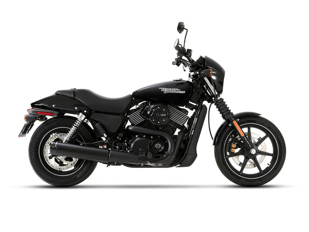 4.5in. Slip-On Muffler - Black with Black End Cap. Fits Street 2015-2020
