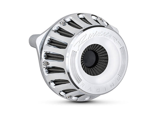 Moto Air Cleaner Kit - Chrome. Fits Touring 2017-2024 & Softail 2018-2024